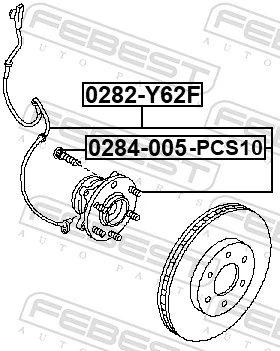Wheel Hub 0282-Y62F