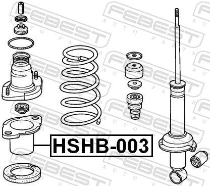Protective Cap/Bellow, shock absorber HSHB-003