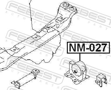 Mounting, engine NM-027
