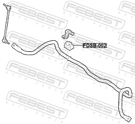 Link/Coupling Rod, stabiliser bar FDSB-002