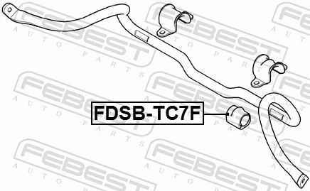 Mounting, stabiliser bar FDSB-TC7F