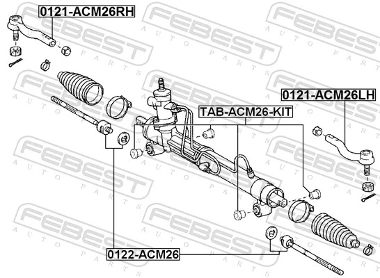 Tie Rod End 0121-ACM26RH