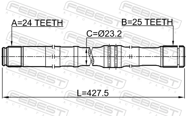 Drive Shaft 0112-ZNR10LH