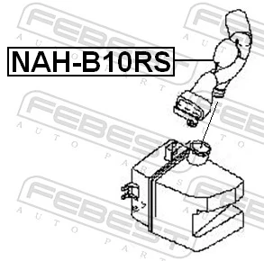 FEBEST NAH-B10RS Intake Hose, air filter