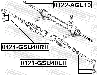 Inner Tie Rod 0122-AGL10