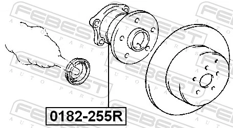 Buje de rueda 0182-255R