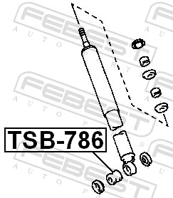 スペーサーチューブ、ショックアブソーバー TSB-786