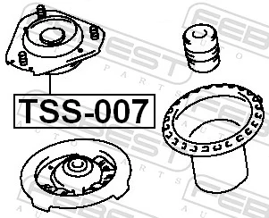 FEBEST TSS-007 Suspension Strut Support Mount