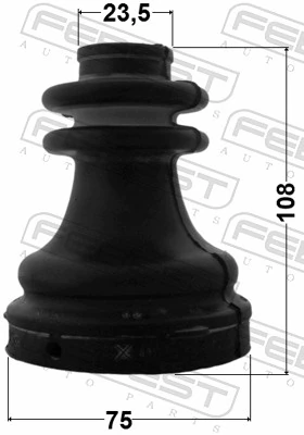 Bellow, drive shaft 0215-G15RAATT