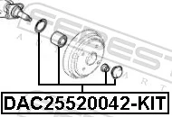 Wheel Bearing Kit DAC25520042-KIT