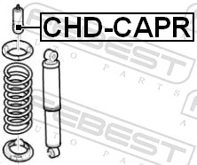 FEBEST CHD-CAPR Rubber Buffer, suspension