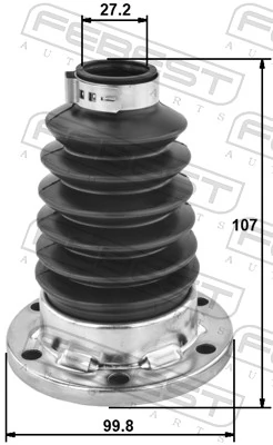 Bellow Kit, drive shaft 2315P-PAS4WD