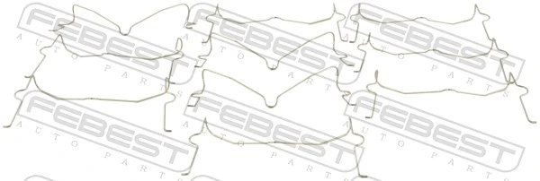 Spring, disc brake pad 0103-004-PCS10