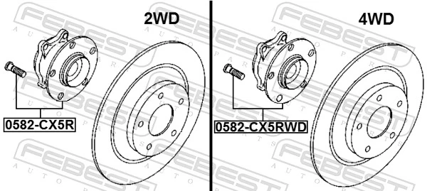 Wheel Hub 0582-CX5RWD
