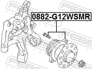 Wheel Hub 0882-G12WSMR