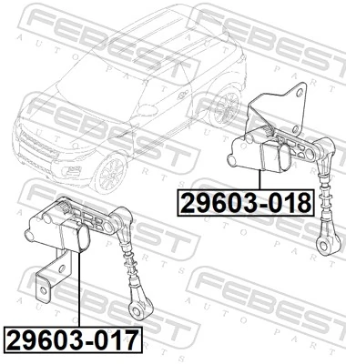Sensor, headlight levelling 29603-018
