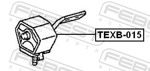 FEBEST TEXB-015 Mounting Kit, exhaust system