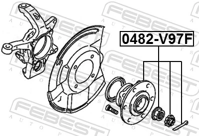FEBEST 0482-V97F Wheel Hub
