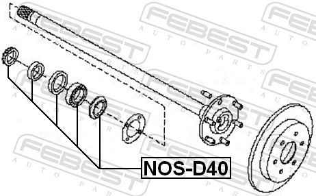 Bearing, drive shaft NOS-D40