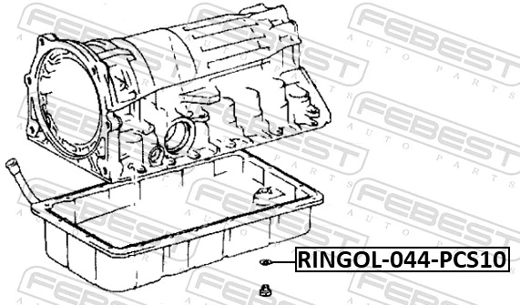 FEBEST 88430-121622X Seal Ring, oil drain plug