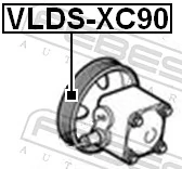 FEBEST VLDS-XC90 Belt Pulley, power steering pump