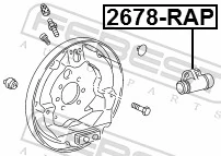 FEBEST 2678-RAP Wheel Brake Cylinder