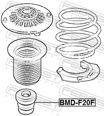 Rubber Buffer, suspension BMD-F20F