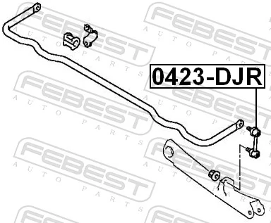 FEBEST 0423-DJR Link/Coupling Rod, stabiliser bar