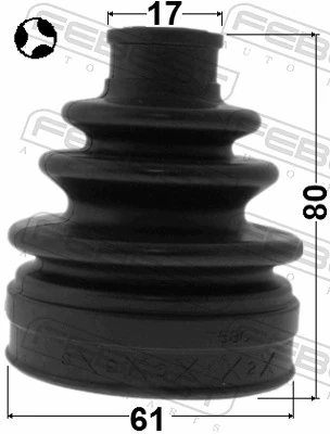 Bellow, drive shaft 0215-T31RT