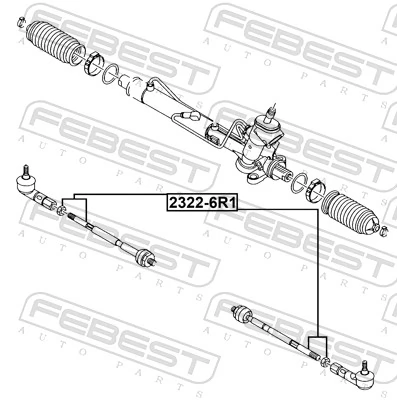 Inner Tie Rod 2322-6R1