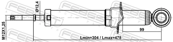 Shock Absorber 01110-017R