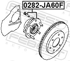 Wheel Hub 0282-JA60F