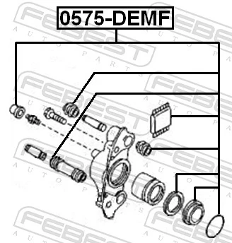 Repair Kit, brake caliper 0575-DEMF
