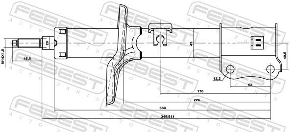 Shock Absorber 10666581FL