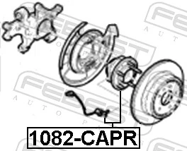 Wheel Hub 1082-CAPR