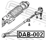 Mounting, steering gear DAB-002