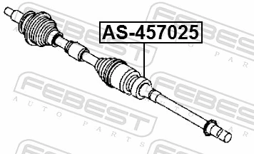 Bearing, drive shaft AS-457025