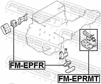 FEBEST FM-EPFR Mounting, engine