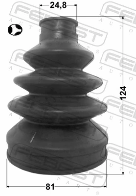 Bellow, drive shaft 1915-E60T