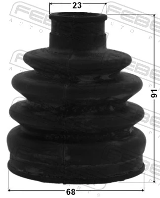 FEBEST 0115-MCX20LH Bellow, drive shaft