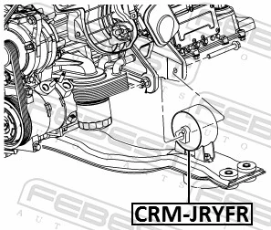 FEBEST CRM-JRYFR Mounting, engine
