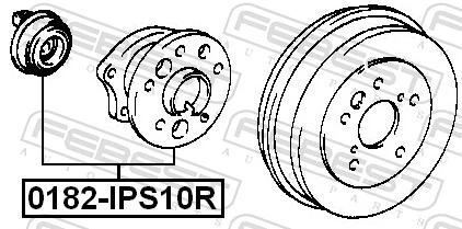 Wheel Hub 0182-IPS10R