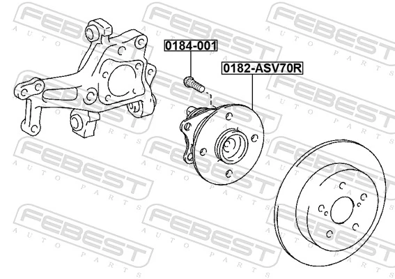 Wheel Hub 0182-ASV70R