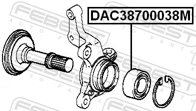 Wheel Bearing DAC38700038M