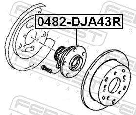 Wheel Hub 0482-DJA43R