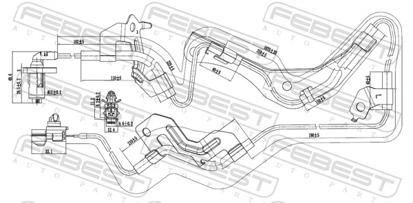 Sensor, wheel speed 04606-021