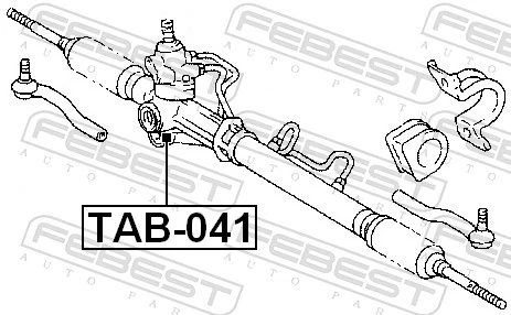 FEBEST TAB-041 Mounting, steering gear