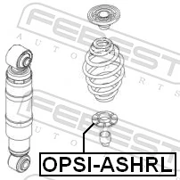 FEBEST OPSI-ASHRL Spring Seat