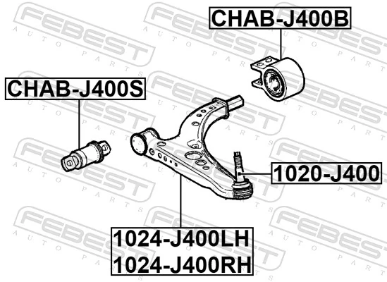 Ball Joint 1020-J400