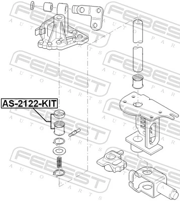 Repair Kit, gear shift lever AS-2122-KIT